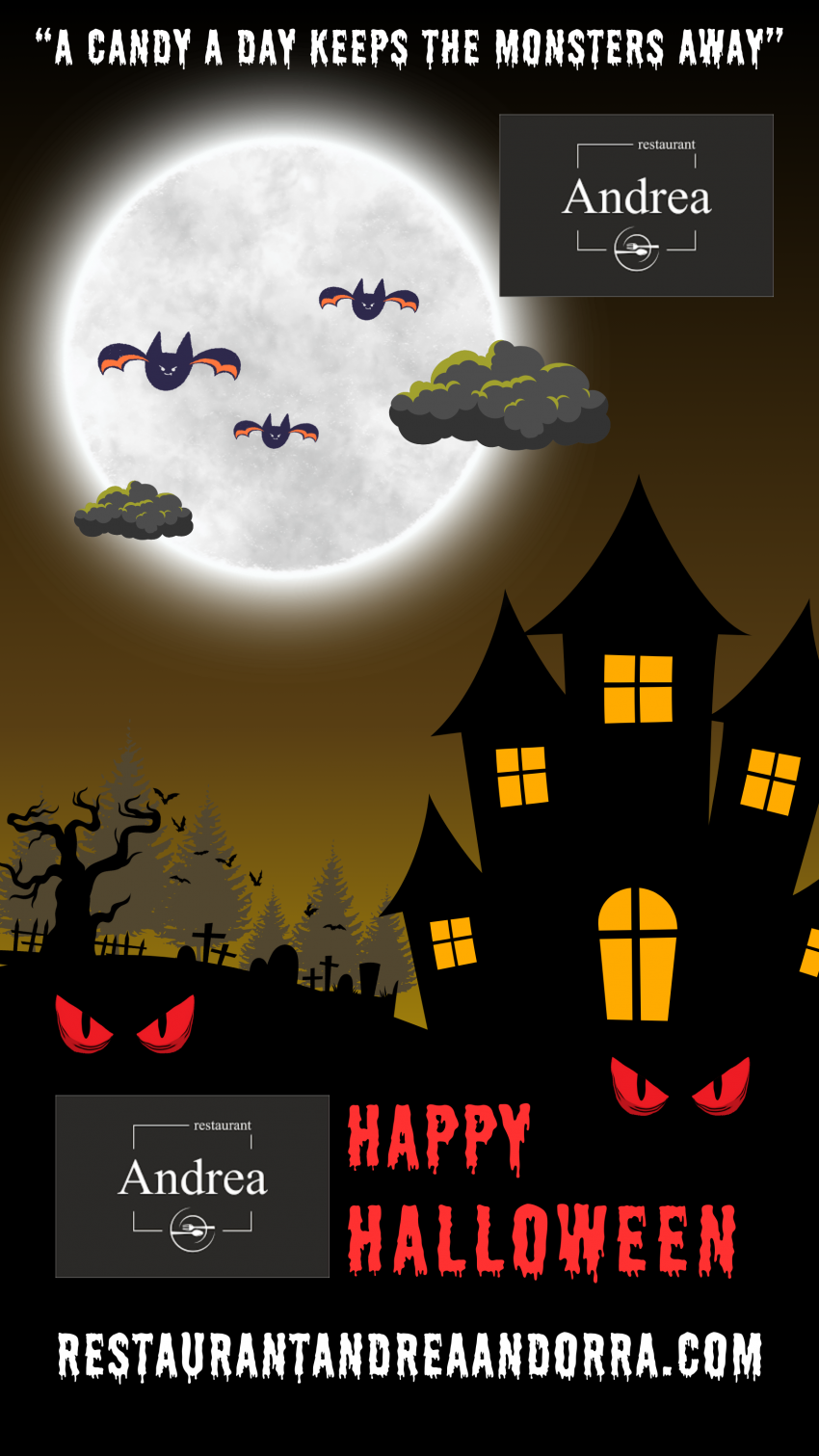 Feliç Día de Halloween. "May tonight be the darkest, scariest night of the year!”.