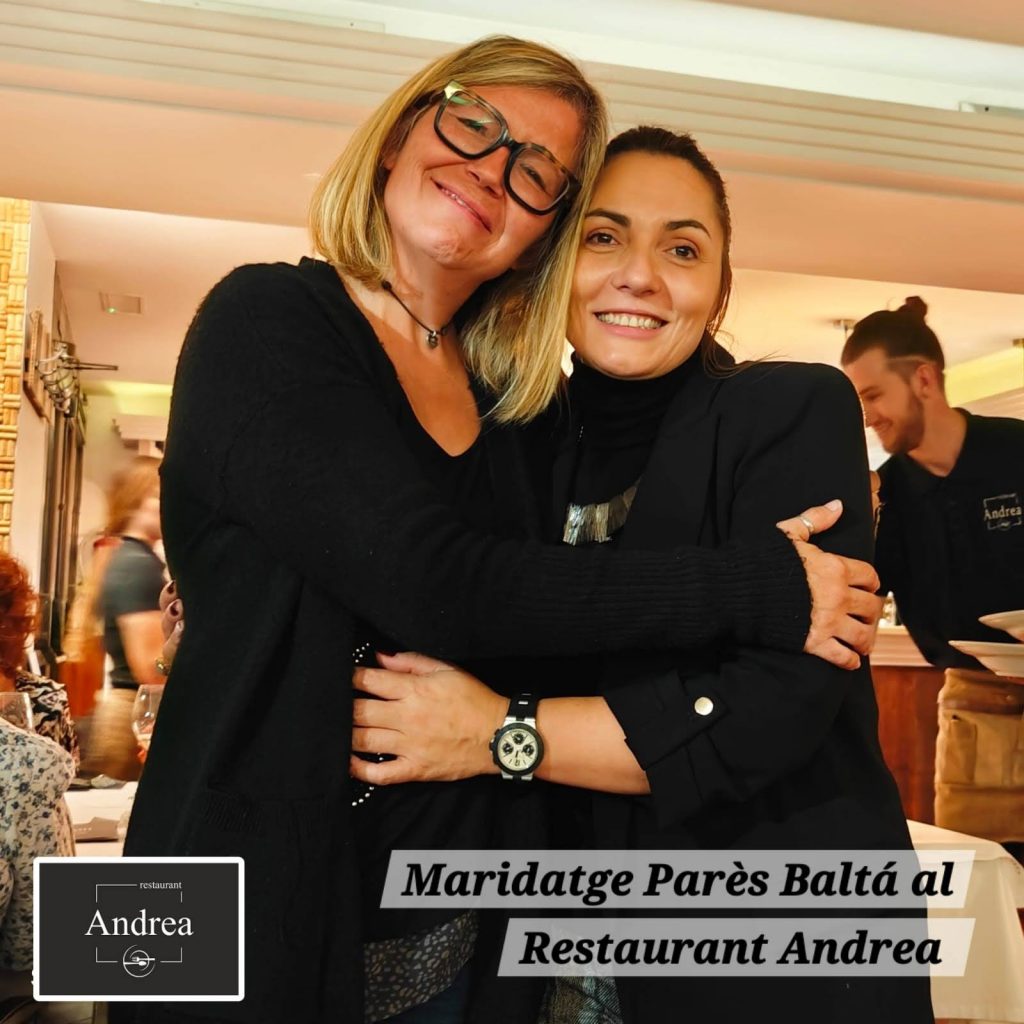 El maridatge celebrat ahir dia 3, al restaurant Andrea amb vins i caves Parès Baltá va ser un èxit rotund.