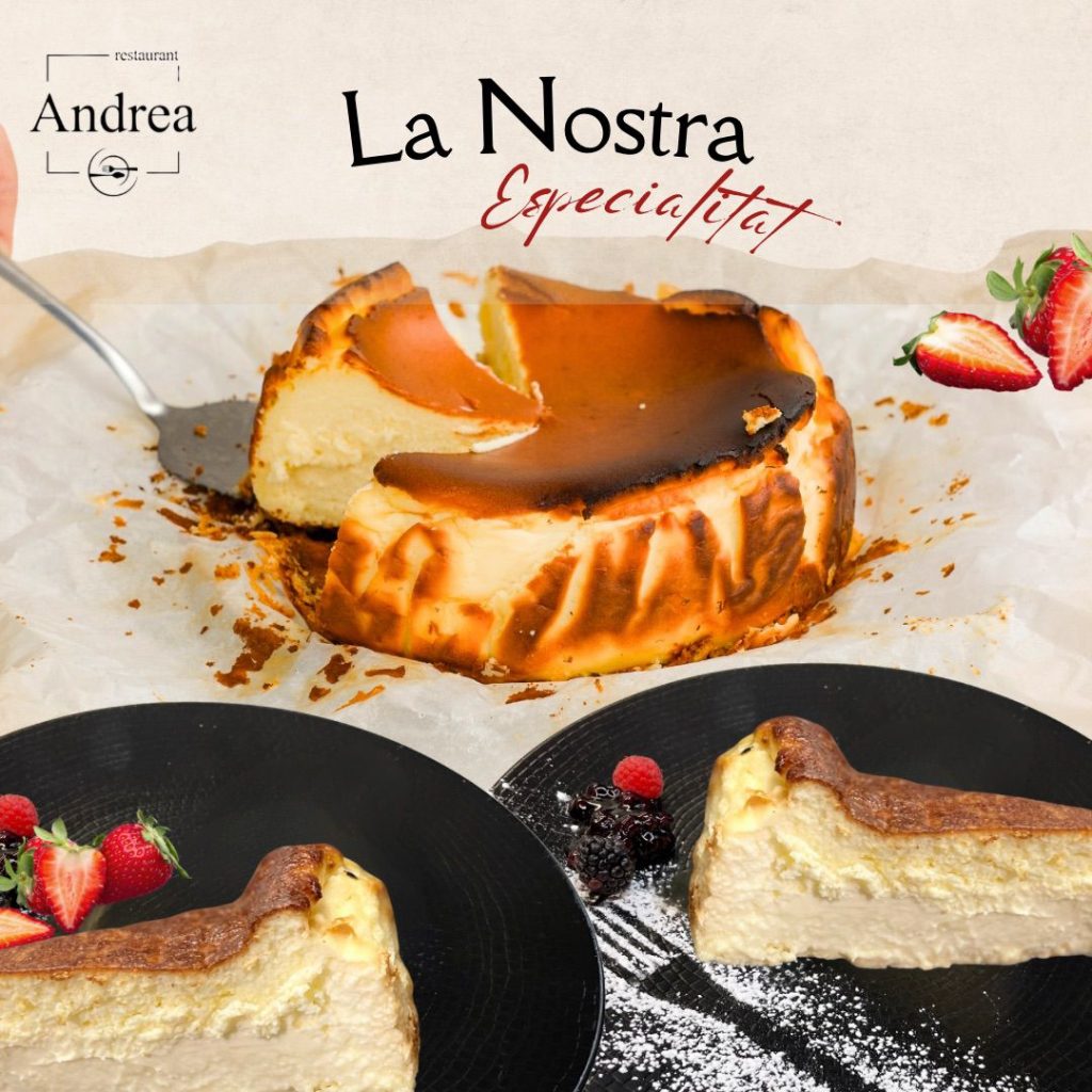 Restaurant Andrea ha estat guardonat per les seves excel·lents postres! 🌟