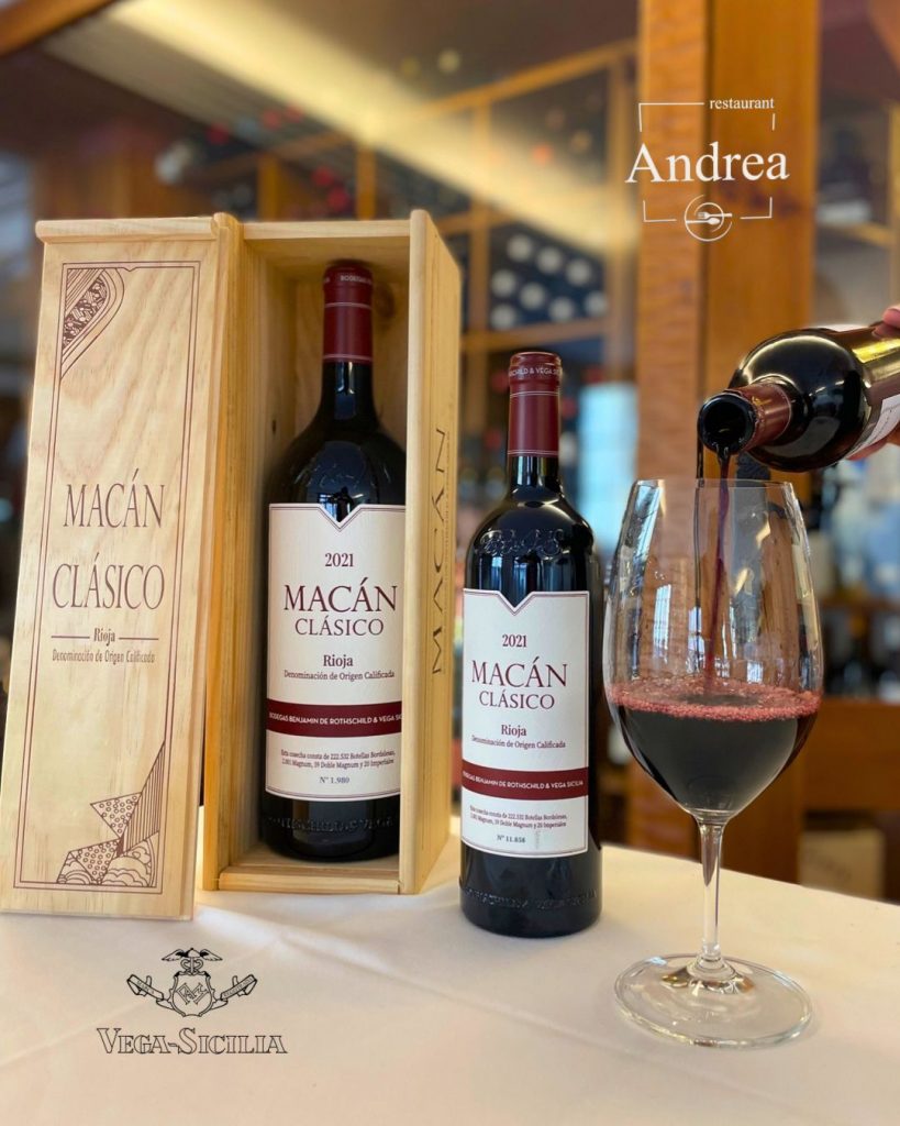 El nostre celler és un dels millors a La Massana, Andorra. Avui vi Rioja Macán 2021.