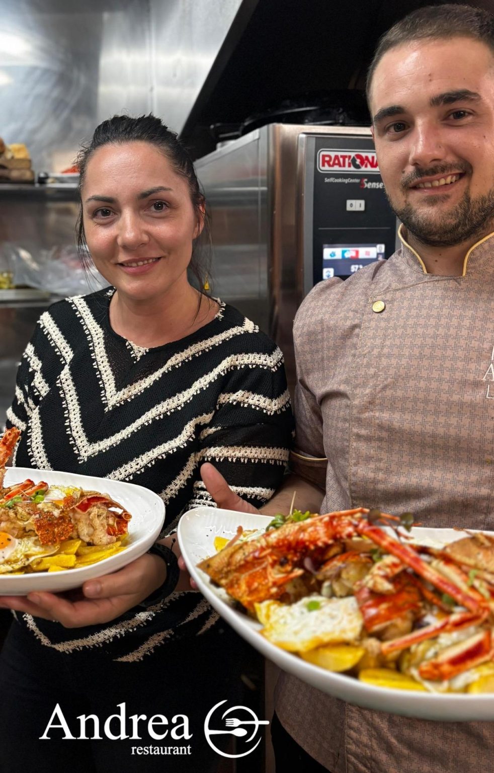 RESTAURANT ANDREA A LA MASSANA, MARISQUERIA. UN PLAT AMB CARÀCTER I ARRELS. LLAGOSTES SALVATGES. LANGOSTAS SALVAJES.
