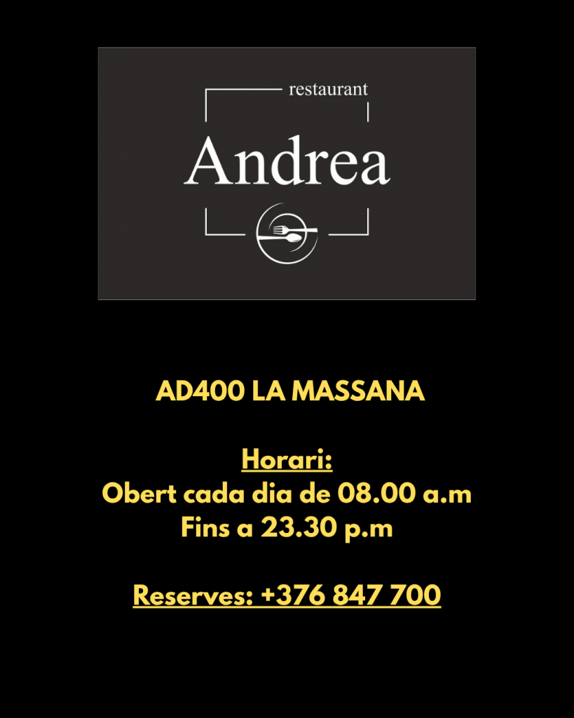 RESTAURANT ANDREA — LA MASSANA